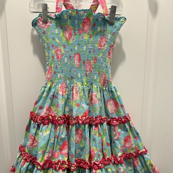 Francoise Lama-Solet floral halter dress